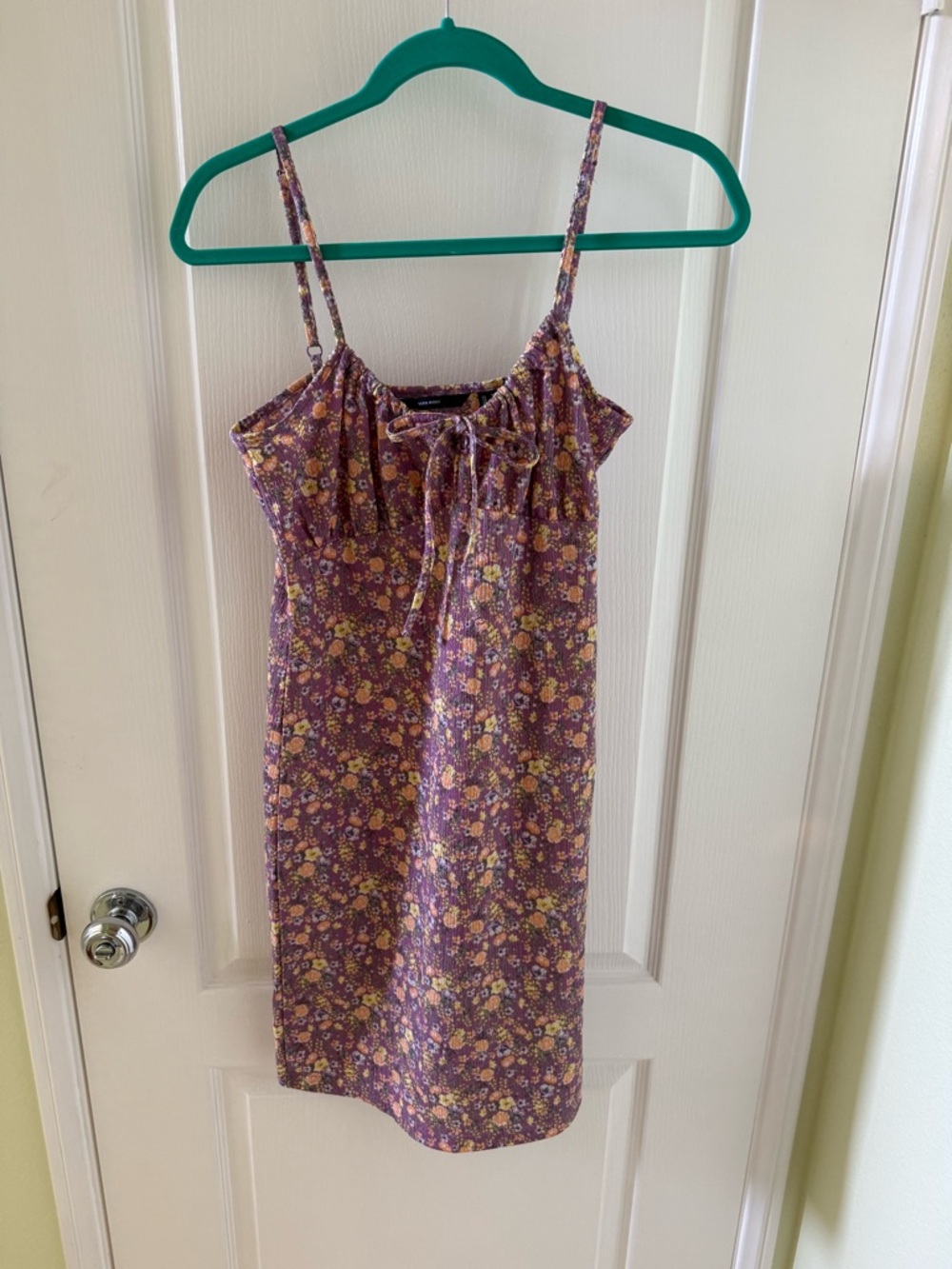 Vero Moda Purple Floral Summer Dress